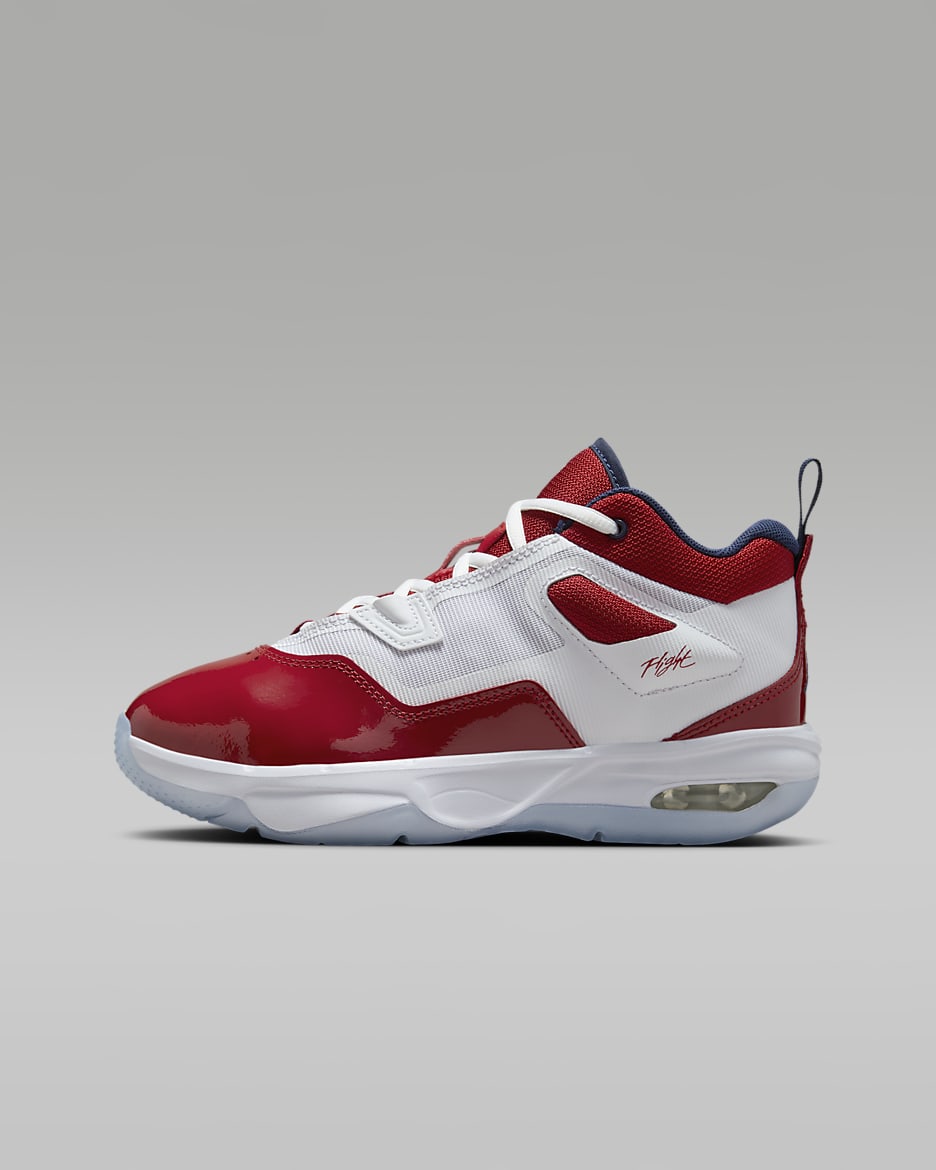 Red jordan shoes for boys best sale